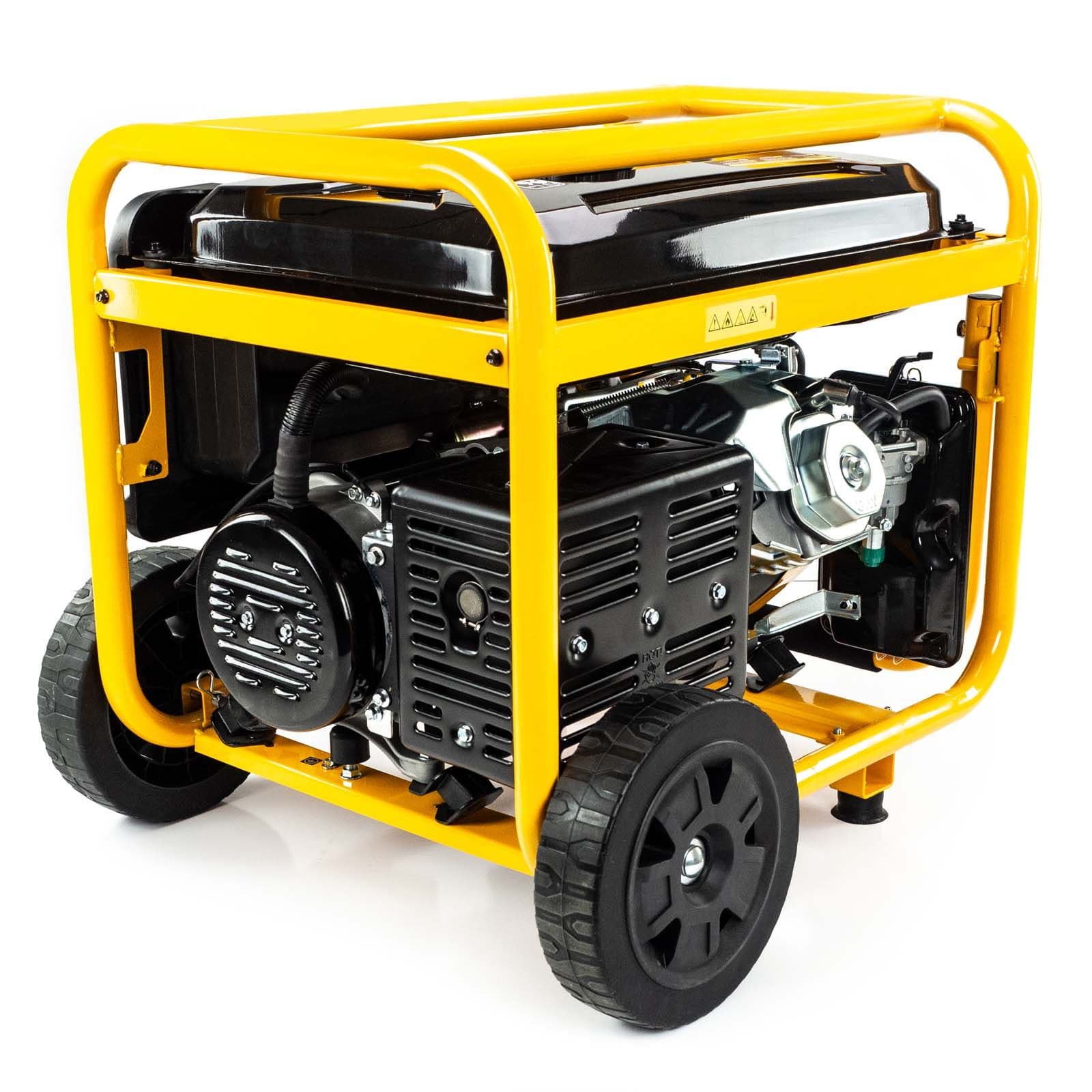 JCB 7.9kW / 9.8kVA Petrol Site Generator, 115V / 230V 15hp 457cc / Electric Start | JCB-G8000PE