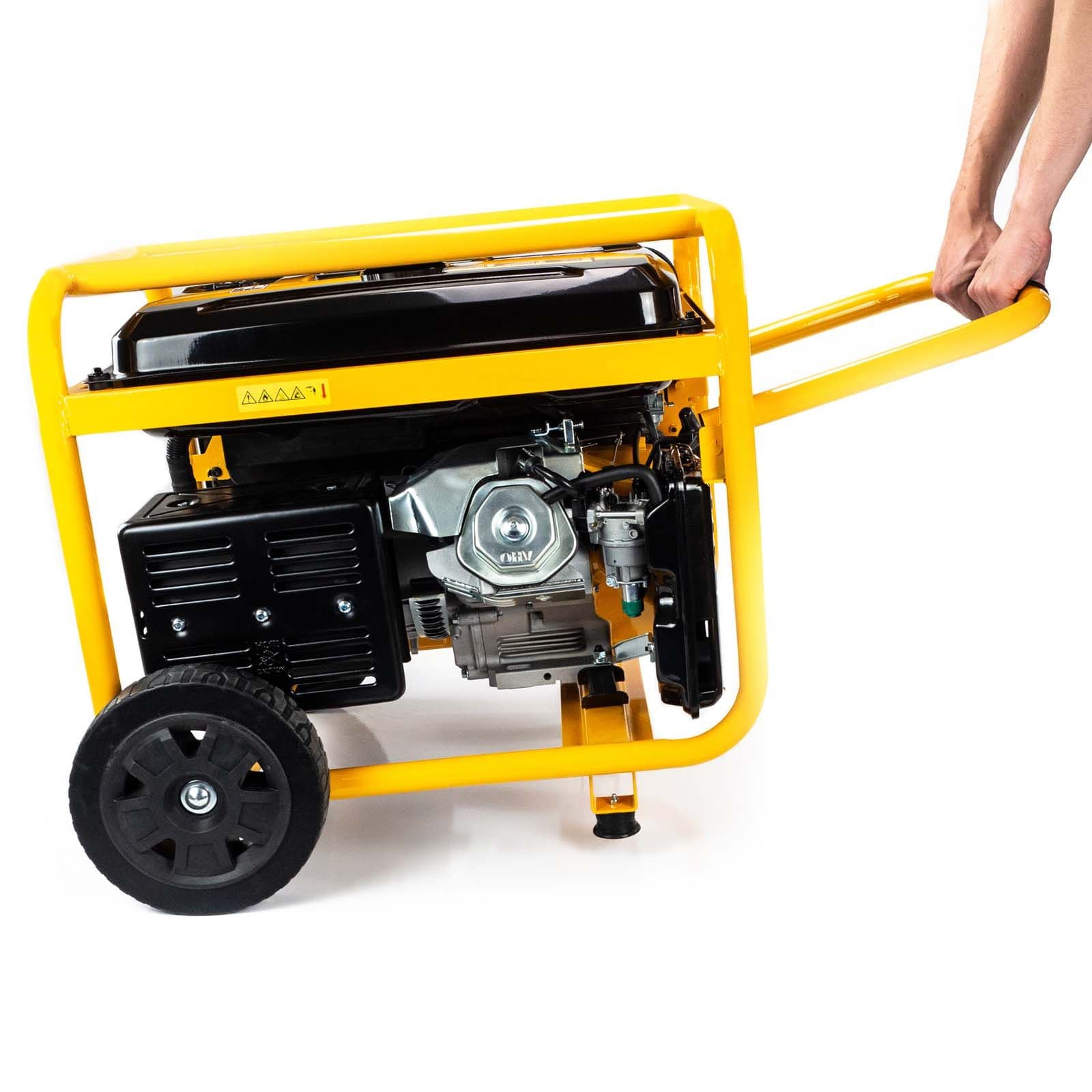 JCB 7.9kW / 9.8kVA Petrol Site Generator, 115V / 230V 15hp 457cc / Electric Start | JCB-G8000PE