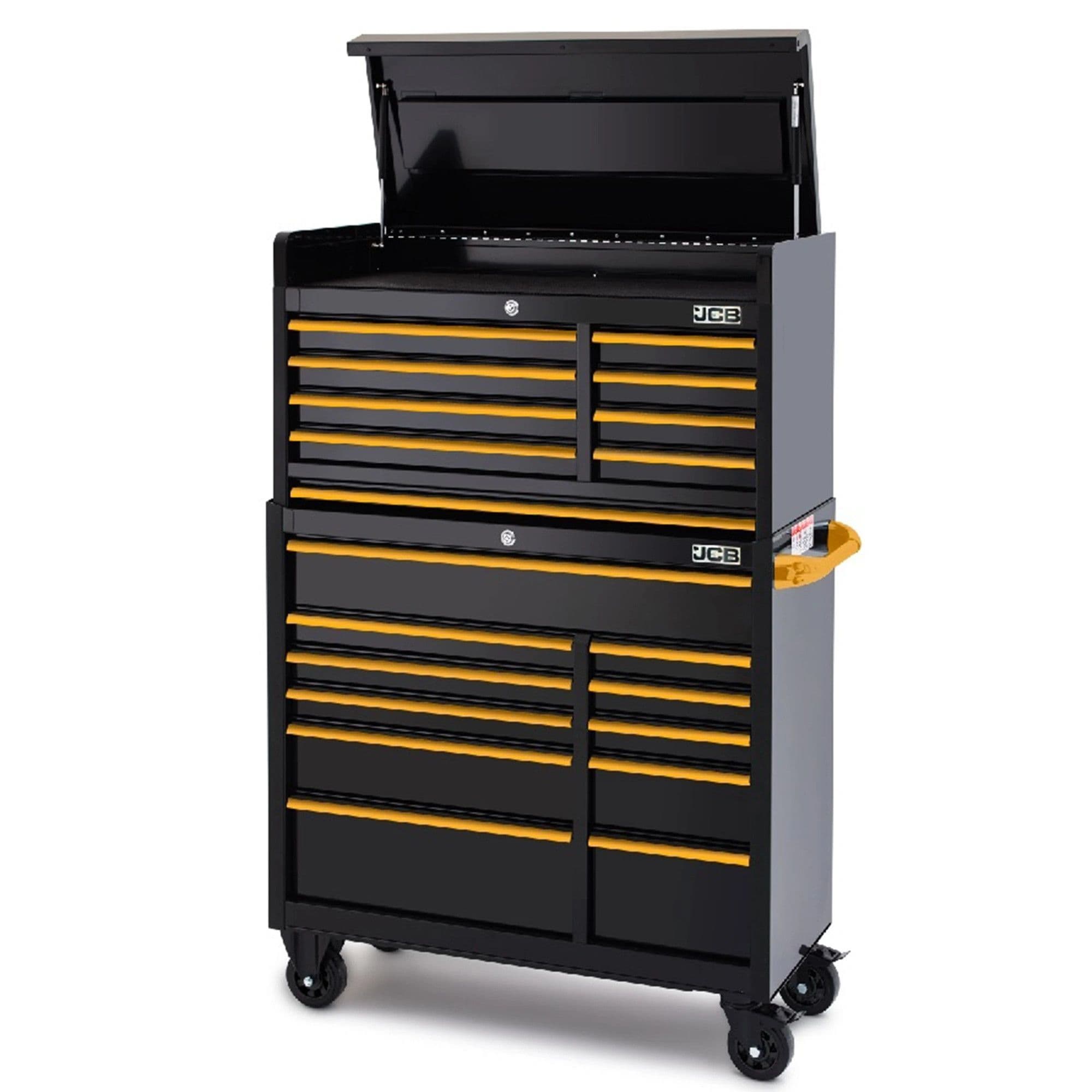 JCB Classic Design 42 Roller Cabinet and Top Tool Chest Stack | JCBSTACK