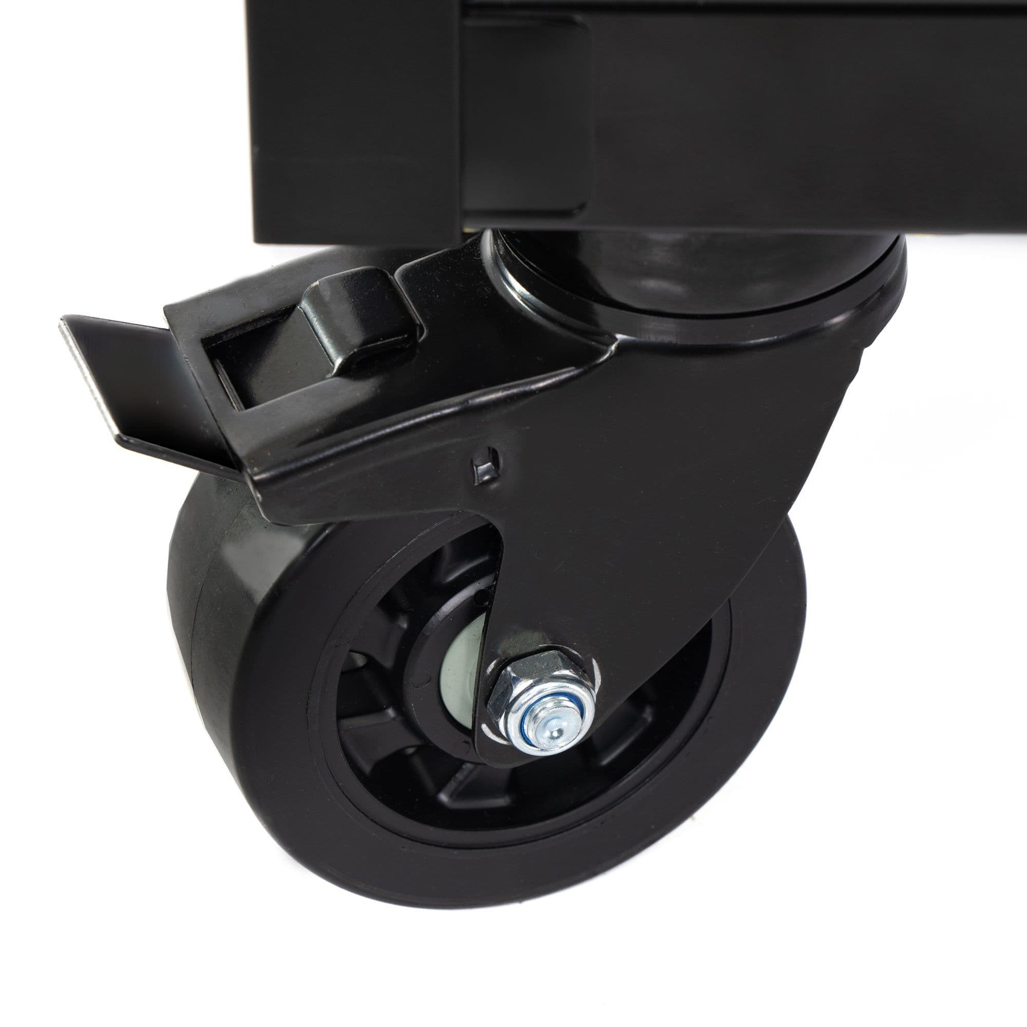 JCB Classic Design 42 Roller Tool Cabinet, 11 Drawers, Steel with Hardwood Worktop | JCBRCBB