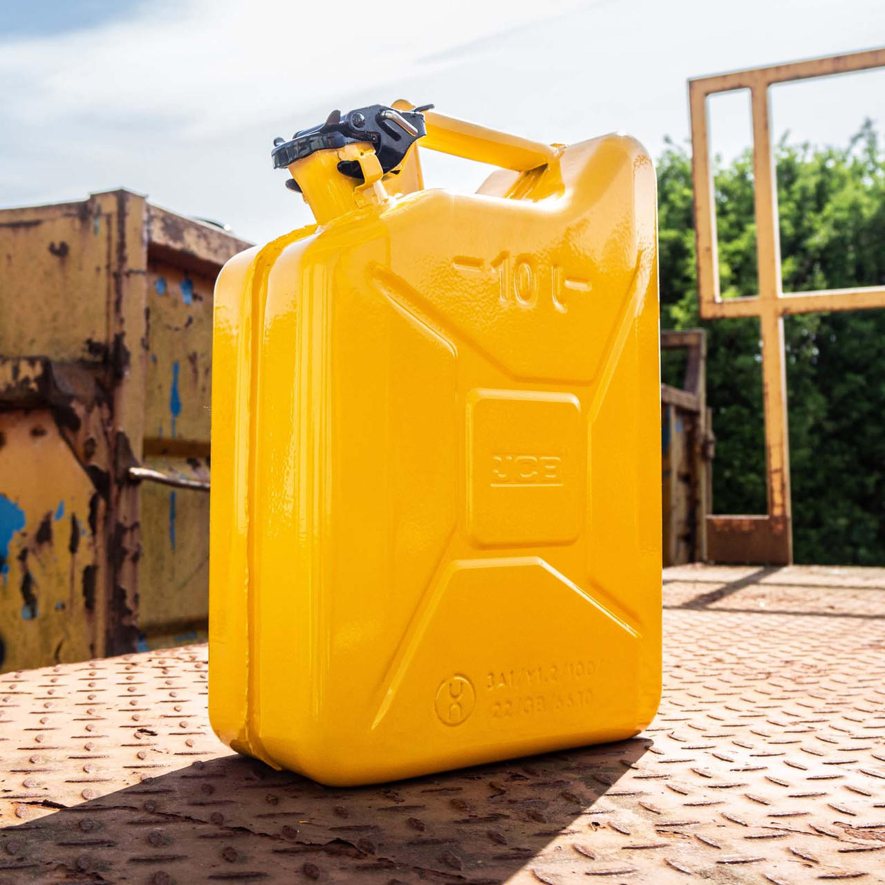 JCB 10L Jerry Can, Heavy-Duty 0.8mm Steel | JCBJCAN10