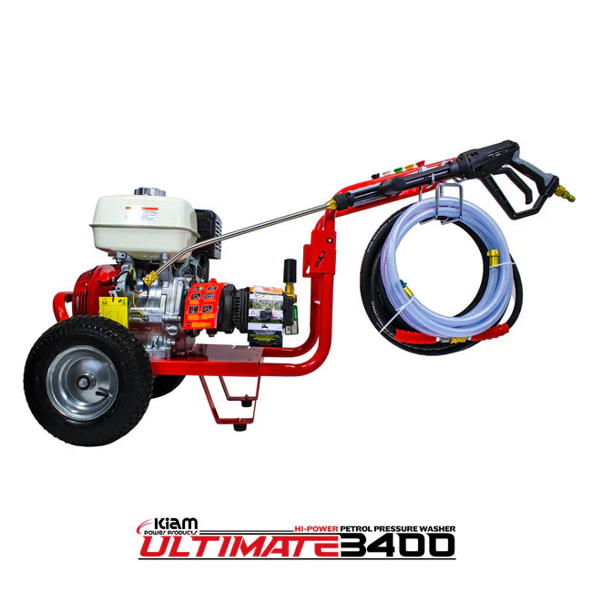 Kiam 3400P Petrol Pressure Washer Honda GX270 Engine 3400 PSI 15 LPM
