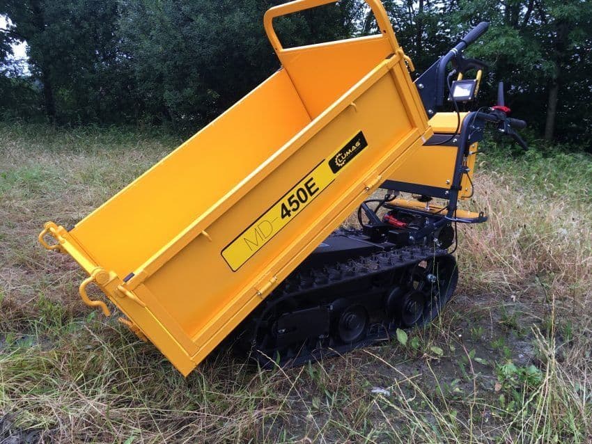 Lumag MD450E 450kg Electric Tracked Dumper with Manual Tip