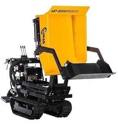 Lumag MD500HPROHTS 500kg Tracked Mini Dumper with High Tip & Shovel
