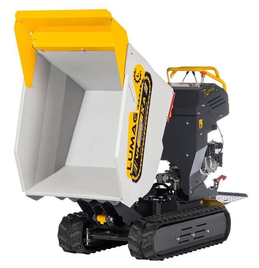 Lumag VH500A 500kg Track Barrow with Petrol Loncin Engine and Hydraulic Tip