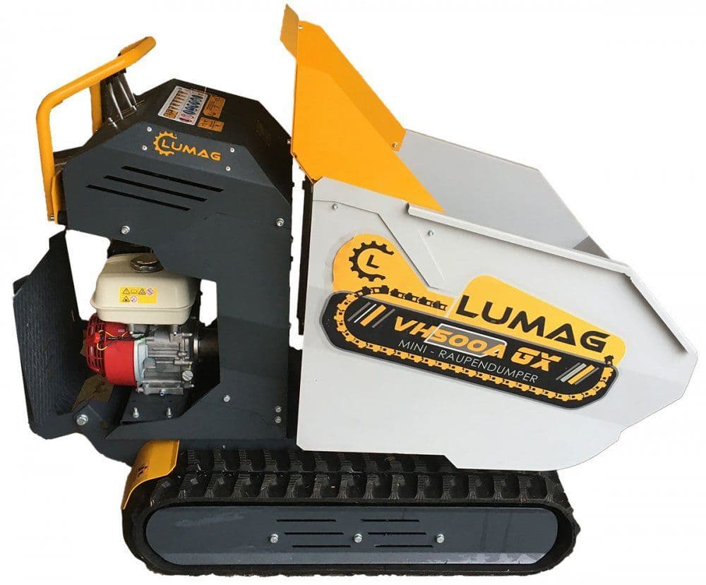 Lumag VH500PRODA 500kg Professional Petrol Track Barrow with a Diesel Engine