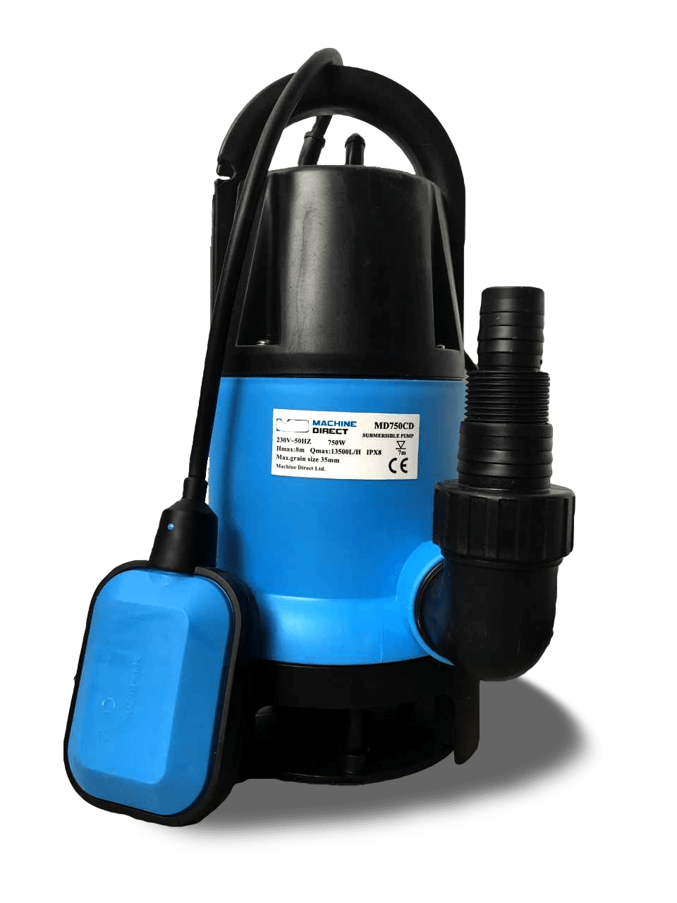 MD Electric Submersible Clean & Dirty 750w Water Pump MD750CD
