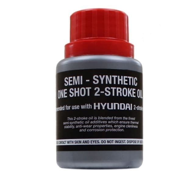 One Shot 2-Stroke Semi-Synthetic Engine Oil 100ml - Suitable for all Hyundai 2-Stroke Machines