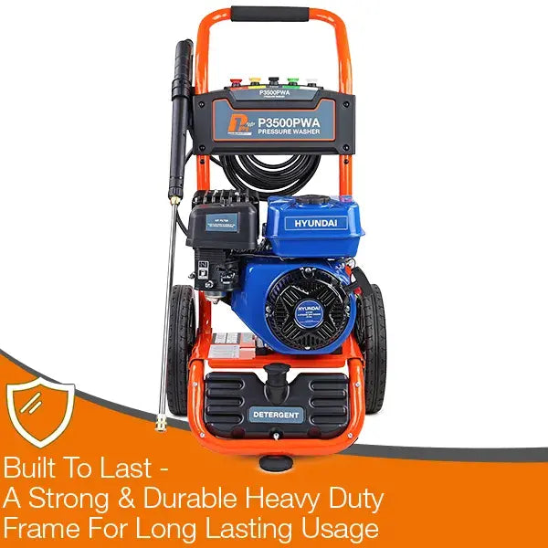 P1 Petrol Pressure Washer 3000psi / 207 bar | Hyundai 7hp 212cc Engine | P3500PWA