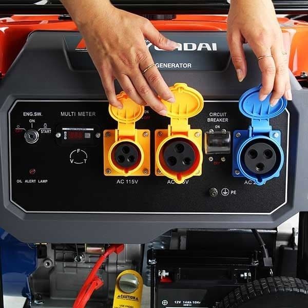 P1PE 8kW / 10kVA* Recoil & Electric Start Site Petrol Generator P10000LE