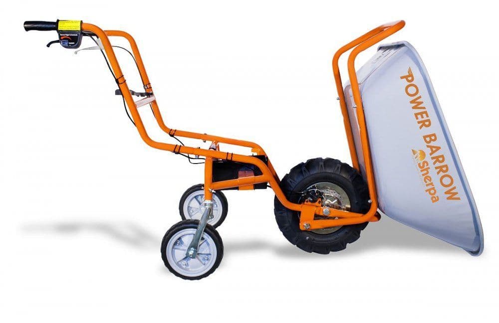 Sherpa SPB-500 Power Barrow / Battery Powered Tipping Wheelbarrow