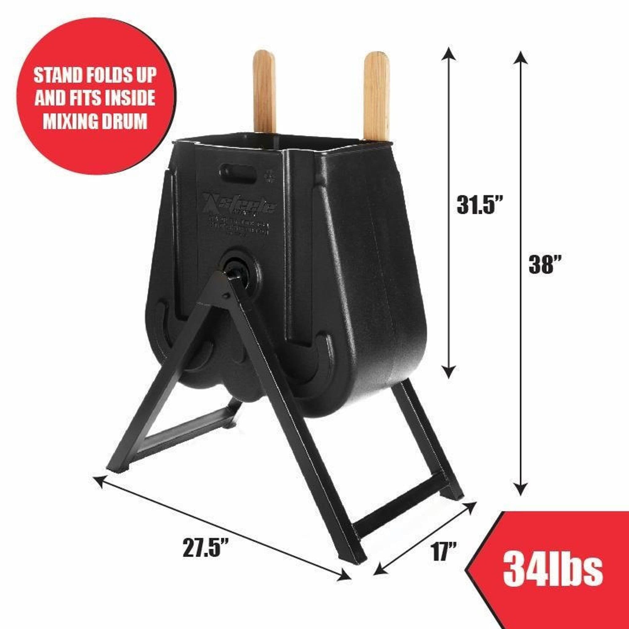 Steele Mixer Portable Cement Mixing Machine, 45kg Mixing Capacity | HANDMIX1