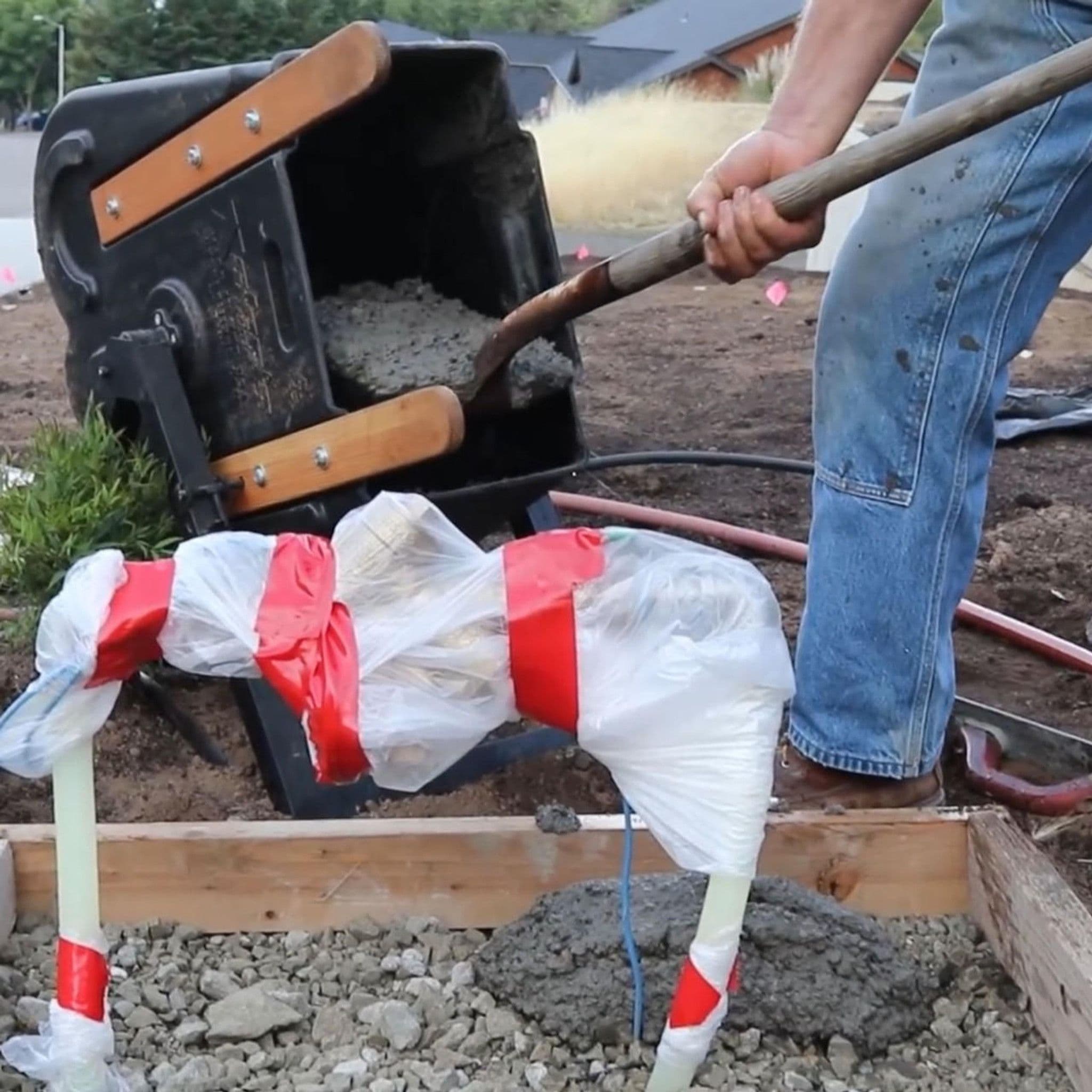 Steele Mixer Portable Cement Mixing Machine, 45kg Mixing Capacity | HANDMIX1