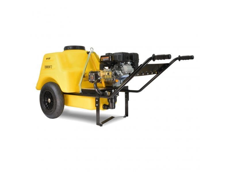 TORRENT2 Industrial 7HP 150L Mini-Bowser Petrol Pressure Washer - 2755psi, 190 Bar, 13L/min