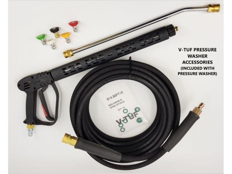 V-TUF DD080 Industrial 9HP Honda Driven Petrol Pressure Washer - 2900psi, 200Bar