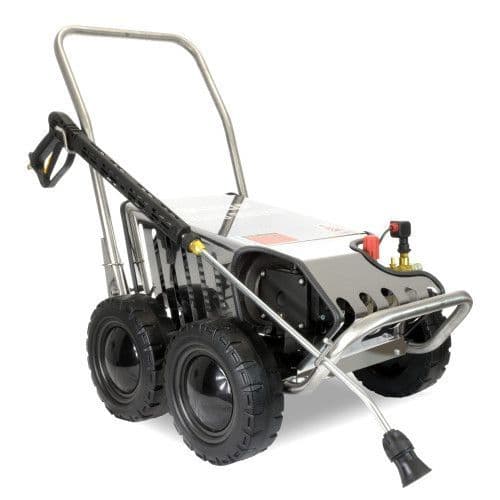 V-TUF RAPID SSC 240v All - Stainless Industrial Mobile Pressure Washer - 1500psi, 100Bar, 12L/min