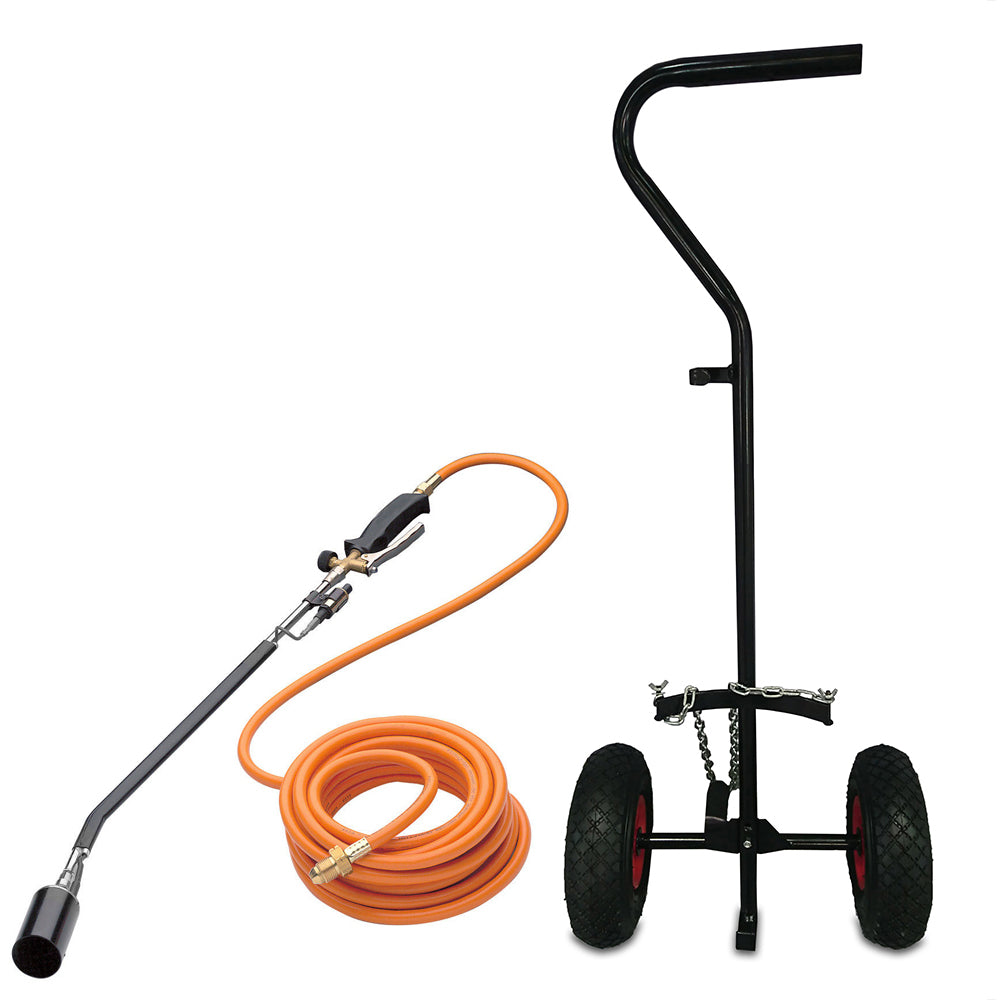 Sherpa Professional Gas Weed Burner and Trolley Kit