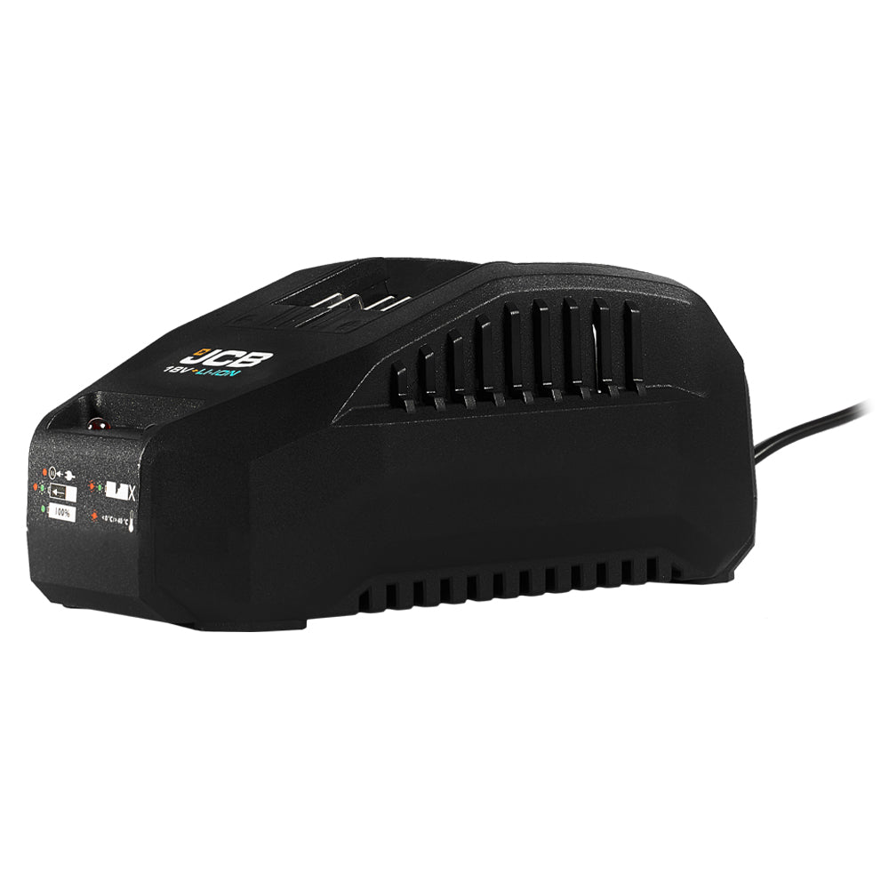 JCB 18V Impact Driver, 150Nm, 4.0Ah Li-ion Battery, 2.4A Charger, 1/4" Hex Chuck | JCB-18ID-4XB