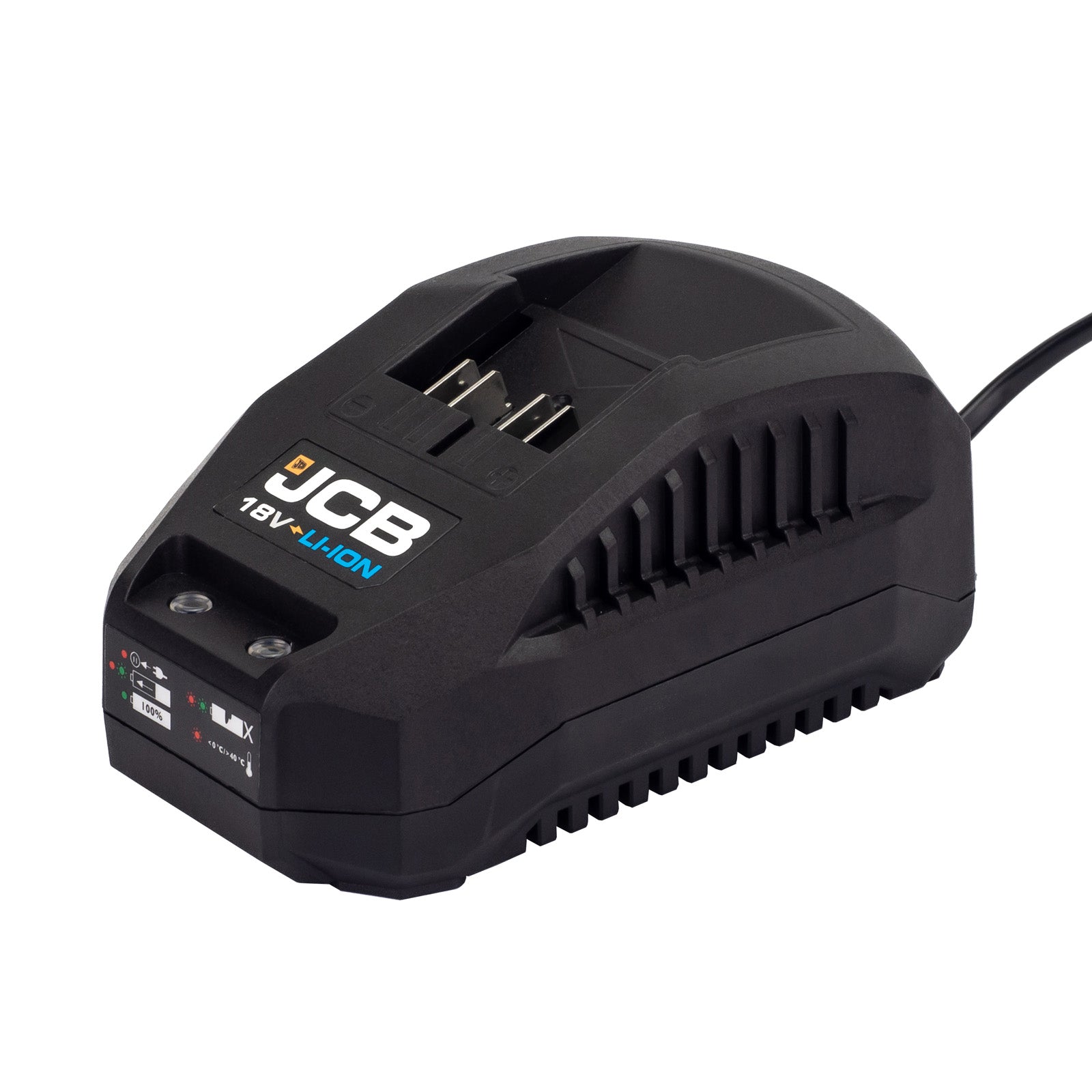 JCB 18V Brushless Rotary Hammer Drill Kit SDS 5Ah Lithium-Ion Battery and Charger in 20" Kit Bag | 21-18BLRH-5X-BG