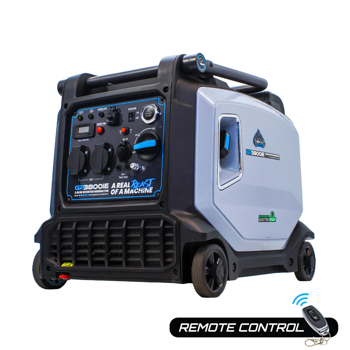 Gorilla Power 3800W Inverter Suitcase Generator with Electric Start - GP3800iE – Reliable Power On-The-Go