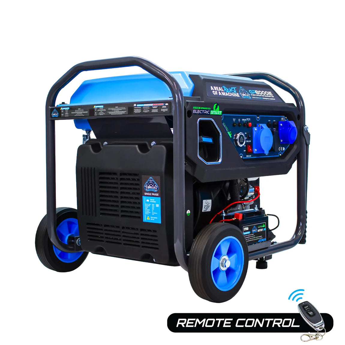 Gorilla Power 8000W Inverter Open Frame Generator with Electric Start - GP8000iE – High Performance & Fuel Efficient
