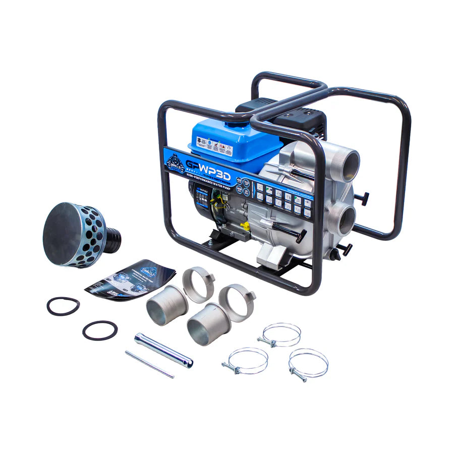 Gorilla Power GPWP3D 3" Dirty / Clean Trash Water Pump