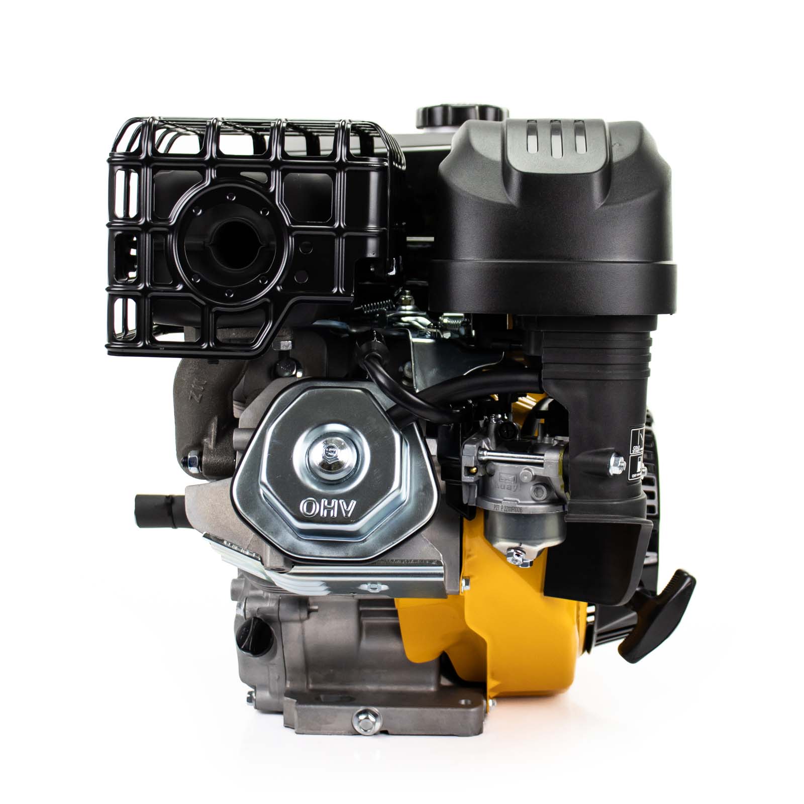 JCB 15hp 25.4mm 1” Petrol Engine, 457cc, 4 Stroke, OHV, Electric Start Horizontal Straight Shaft | JCB-E460PE