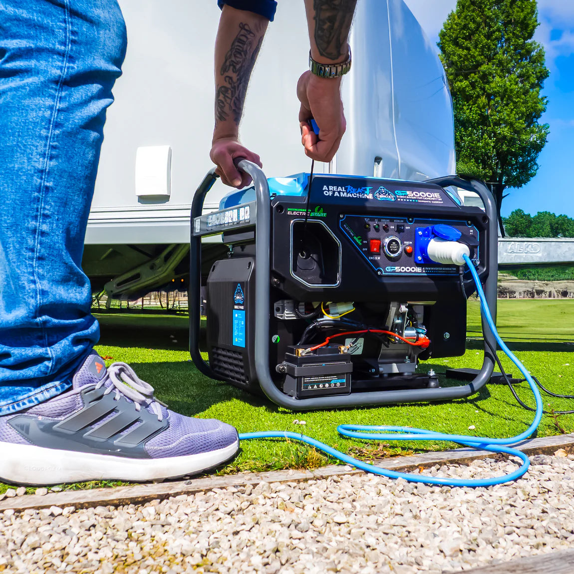Gorilla Power 5000W Inverter Open Frame Generator with Electric Start - GP5000iE – Maximum Power & Efficiency