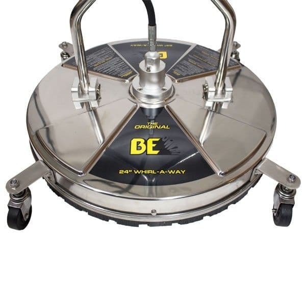 BE Pressure Whirl-A-Way, 24&#x22; Stainless Steel Flat Surface Cleaner 85.403.010