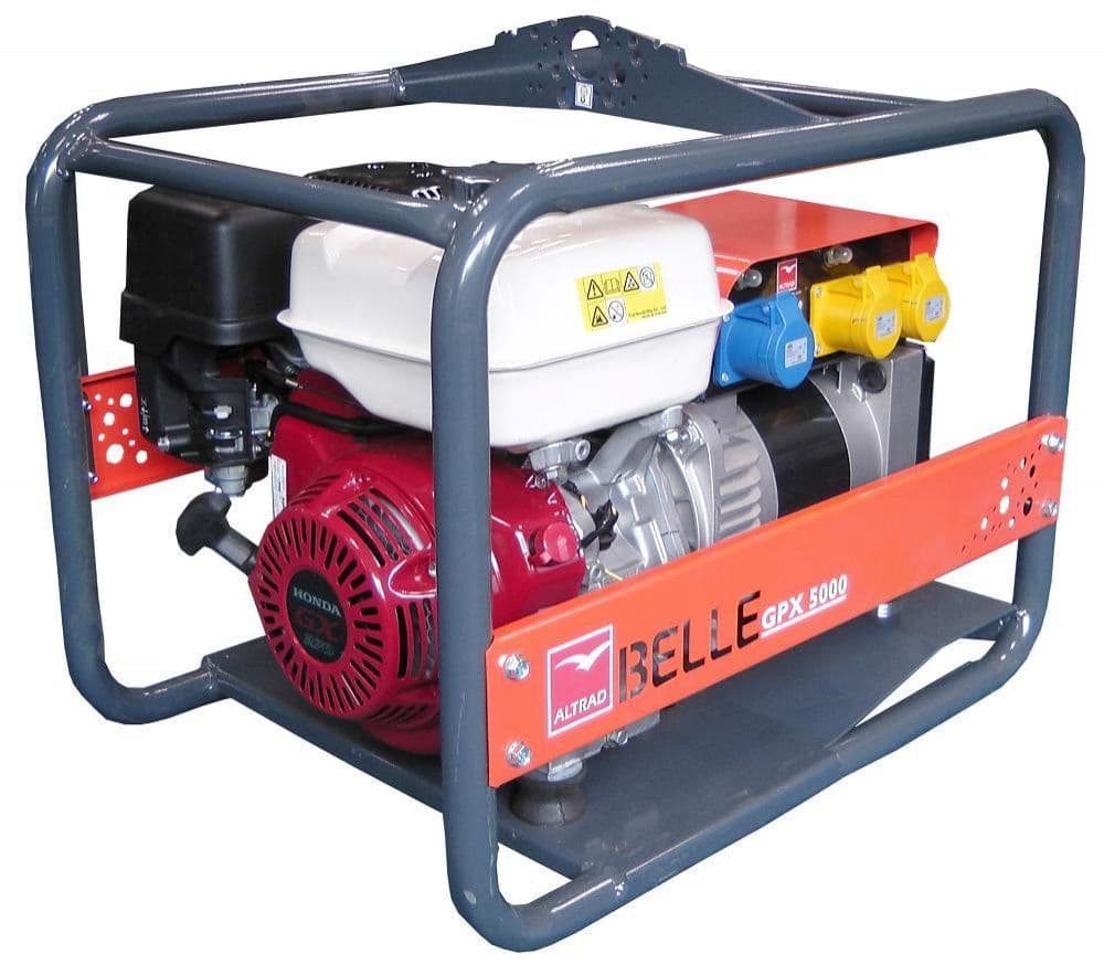 Belle GPX5000 Honda Powered 5kva / 4kw Stackable Petrol Generator