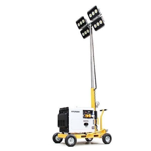 Evopower LT800-LED-D 800W LED Mobile Lighting Tower WITH DHY6000SE 5.2kW Diesel Generator