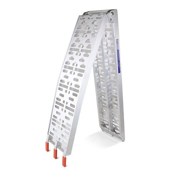 Folding Aluminium Van / Trailer Loading Ramp 225cm Length x 28cm Wide Capacity Up To 340Kg 1pcs