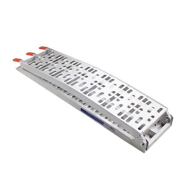 Folding Aluminium Van / Trailer Loading Ramp 225cm Length x 28cm Wide Capacity Up To 340Kg 1pcs