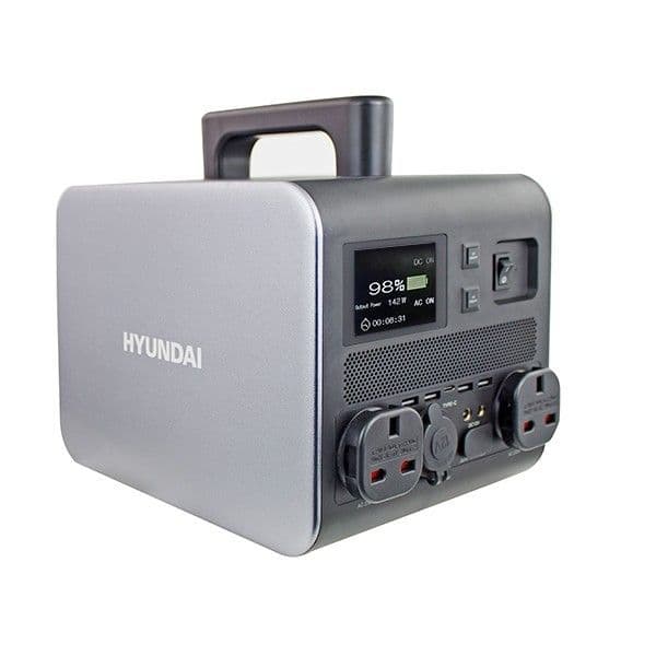 Hyundai 1000W / 1kW Portable Power Station | HPS-600