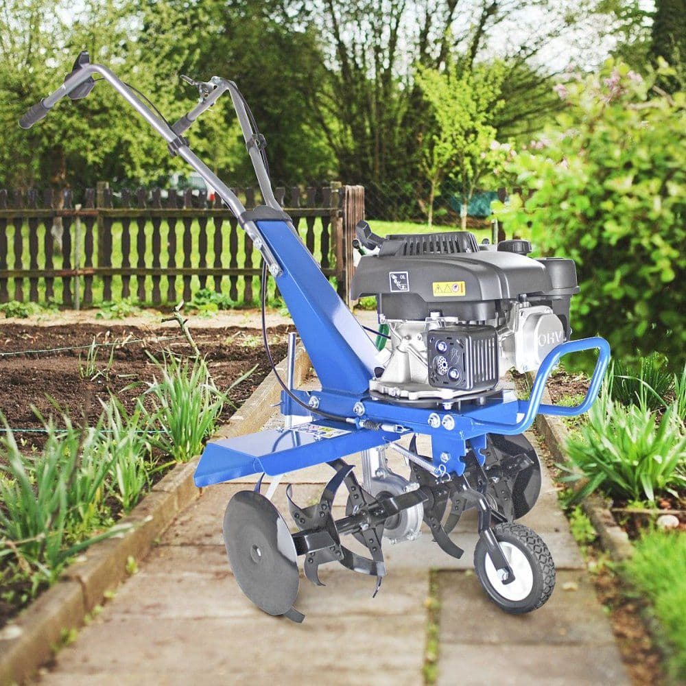Hyundai 2.7kW 150cc 4-Stroke Petrol Garden Tiller, Cultivator, Rotovator and Rototiller HYT150