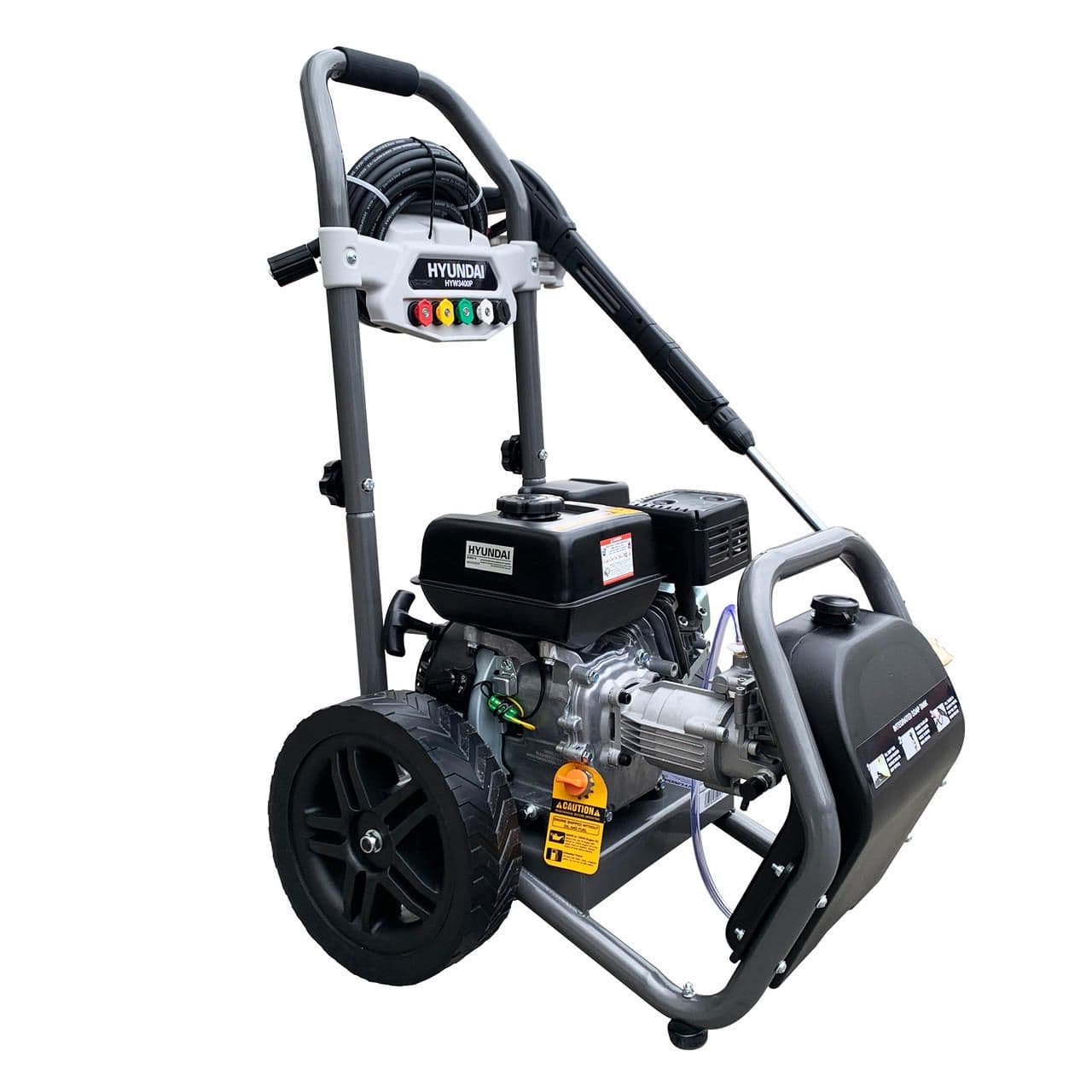 Hyundai 3400psi / 234 bar Petrol Pressure Washer 10m Hose & Detergent Tank HYW3400P