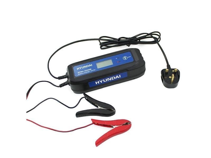 Hyundai 4 Amp SMART Car Battery Charger 6v / 12v | HYSC-4000M
