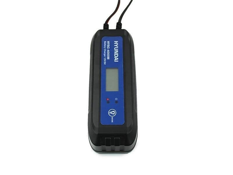 Hyundai 4 Amp SMART Car Battery Charger 6v / 12v | HYSC-4000M