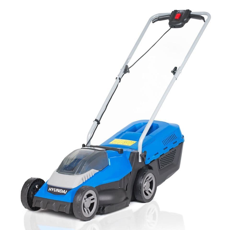 Hyundai 40V Lithium-Ion Battery Powered Roller Lawn Mower 33cm With Battery & Charger HYM40LI330P