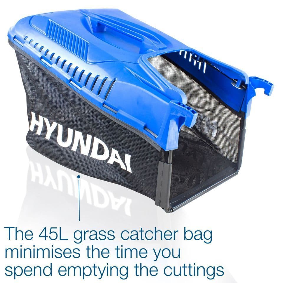 Hyundai 42cm Cordless 40v Lithium-Ion Battery Lawnmower with Battery & Charger | HYM40LI420P