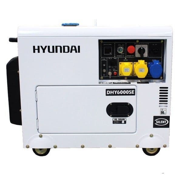 Hyundai 5.2kW Silent Standby Diesel Generator DHY6000SE