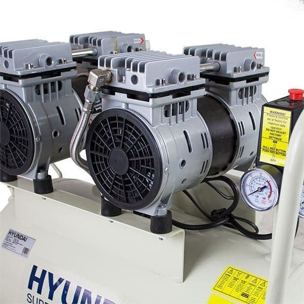 Hyundai 50 Litre Air Compressor 11CFM / 100psi Oil Free Low Noise Electric 2hp HY27550