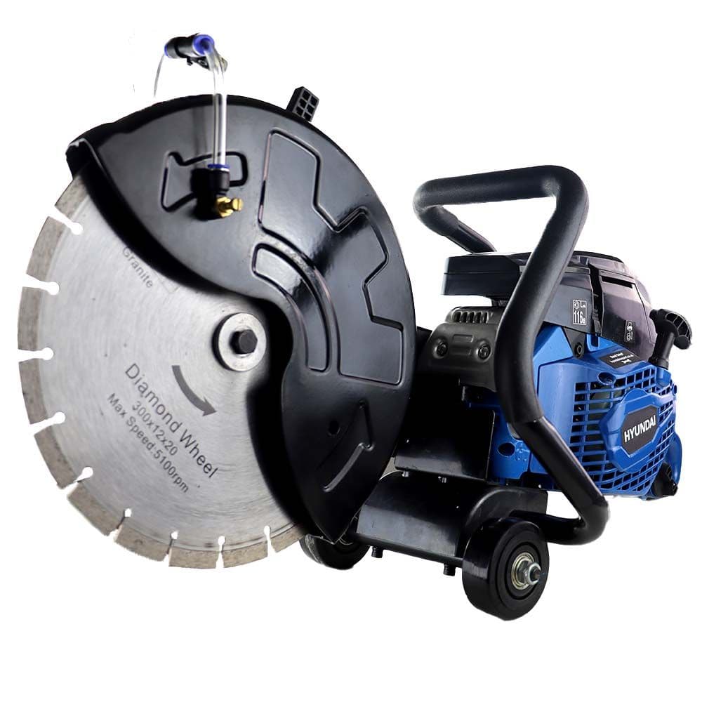Hyundai 58cc 300mm 12 Petrol Disc Cutter / Concrete Saw With Diamond Disc HYDC5830