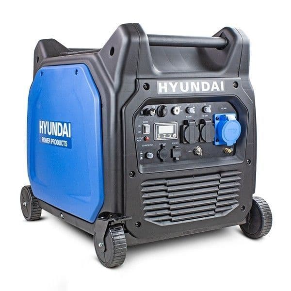 Hyundai 6600W / 6.6kW Remote Electric Start Petrol Portable Inverter Generator HY6500SEi