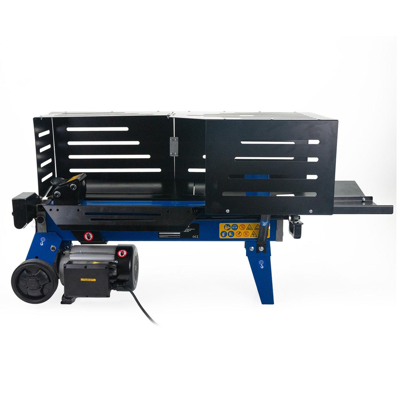 Hyundai 7 Tonne, 520mm Horizontal Electric Log Splitter with Stand and Cross Wedge | HYLS7000HE+1361149+1361150