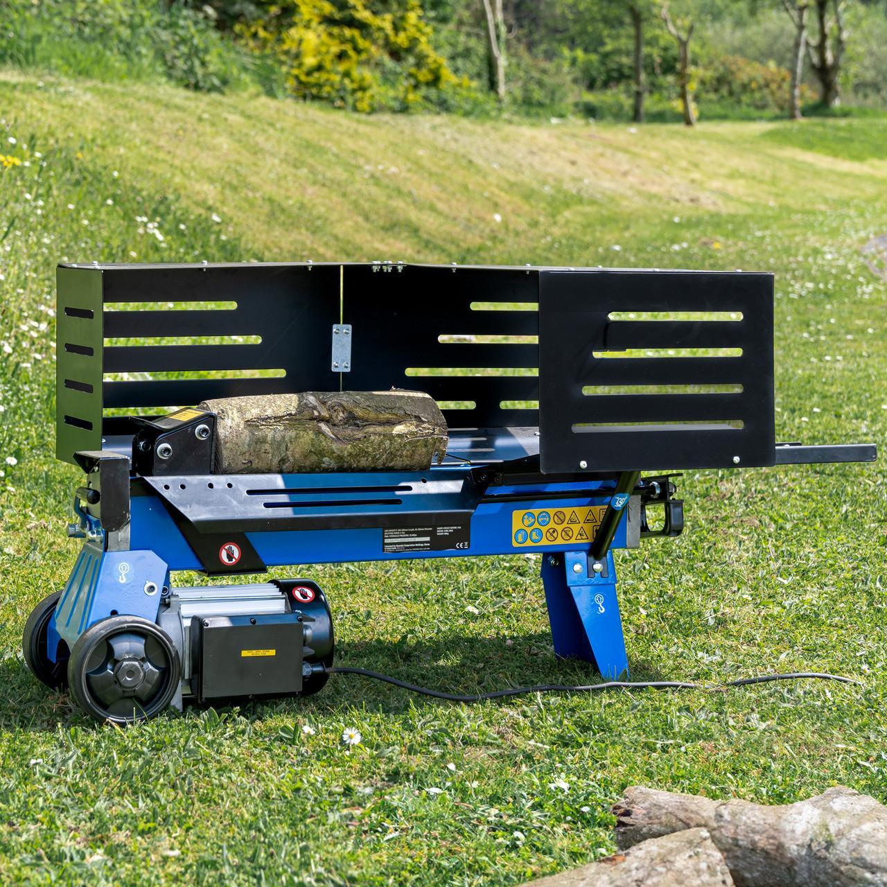 Hyundai 7 Tonne Horizontal Log Splitter with Stand | HYLS7000HE + 1361149