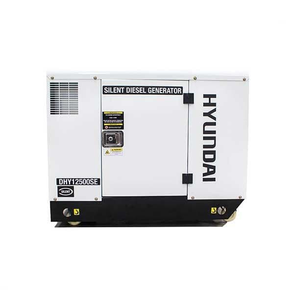 Hyundai DHY12500SE 10kW/12.5kVA 230v Mains Standby Silenced Diesel Generator