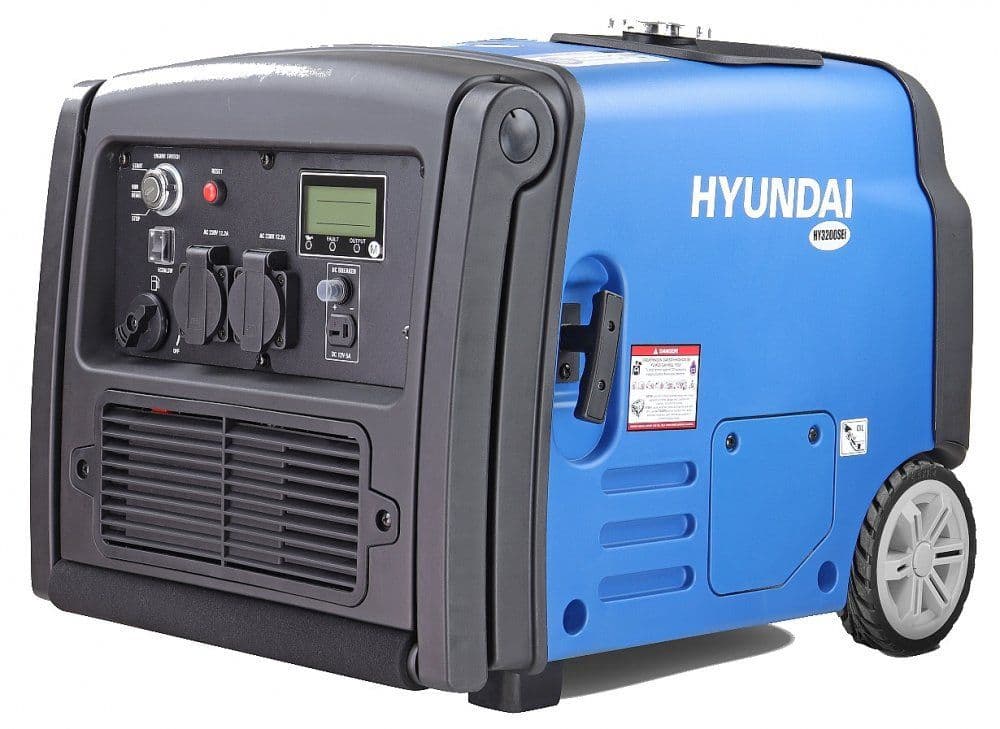 Hyundai HY3200SEi 3200W Portable Inverter Petrol Generator