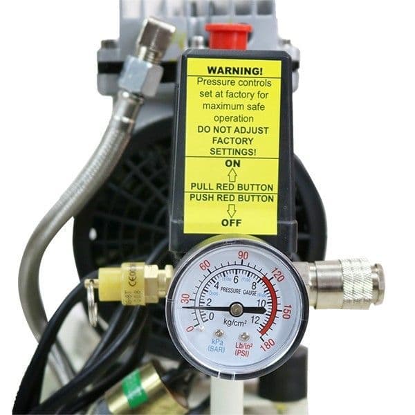 Hyundai HY5508 4CFM / 550w / 0.75HP / 8 Litre Oil Free Direct Drive Silenced Air Compressor