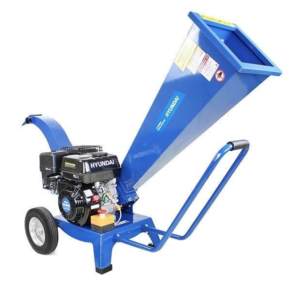 Hyundai HYCH6560 196 cc 60mm Petrol 4-Stroke Garden Wood Chipper Shredder